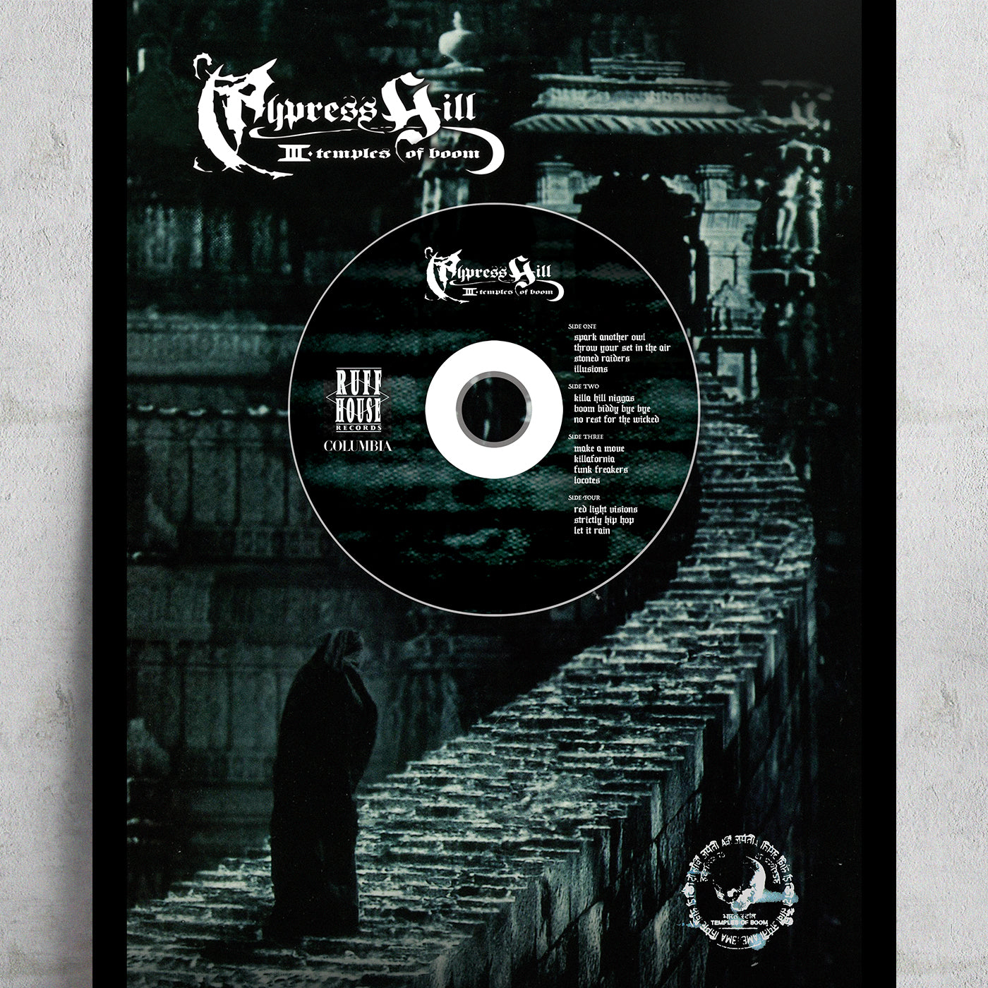 CYPRESS HILL 'TEMPLES OF BOOM' FRAMED CD ALBUM PLAQUE