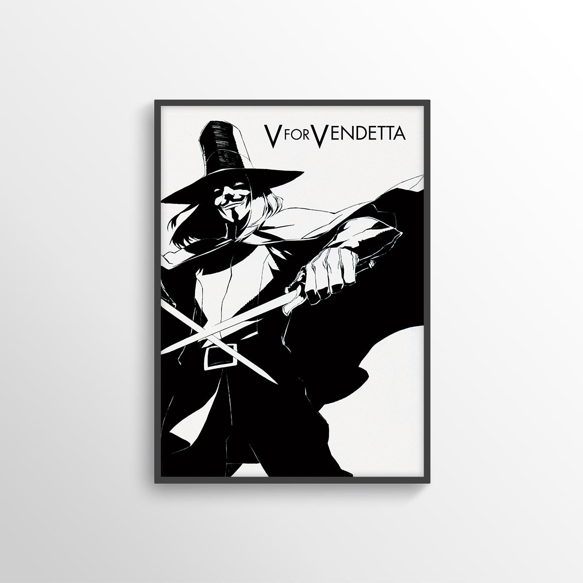 V FOR VENDETTA MOVIE FILM POSTER PRINT
