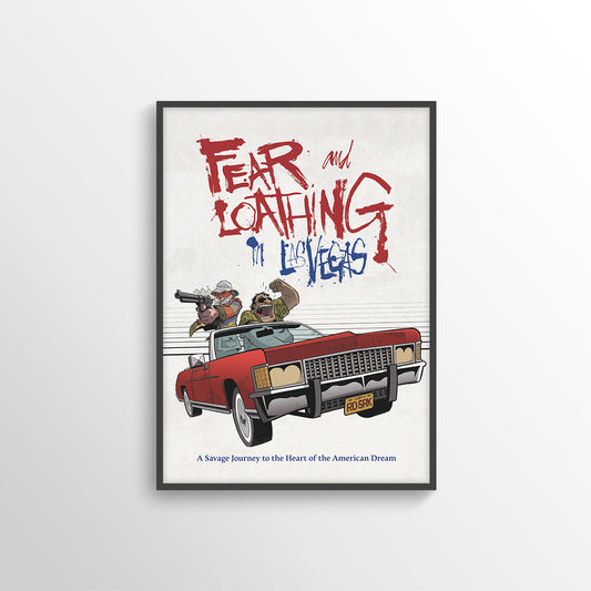 FEAR AND LOATHING IN LAS VEGAS MOVIE FILM POSTER PRINT