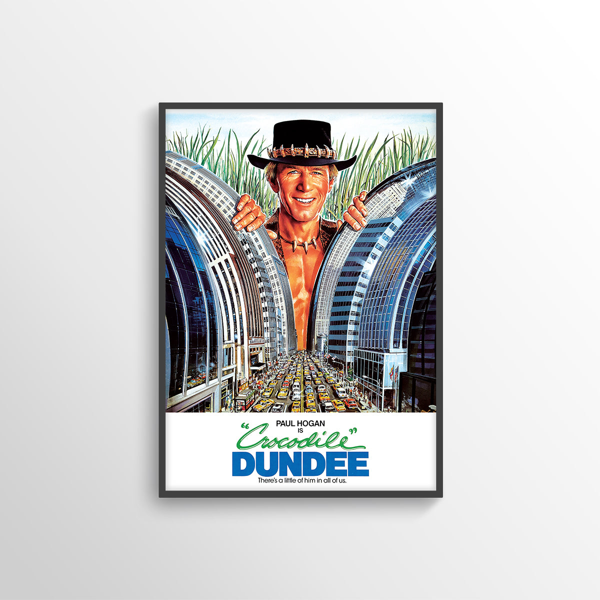 Crocodile Dundee Poster Adhesive Poster Crocodile Dundee
