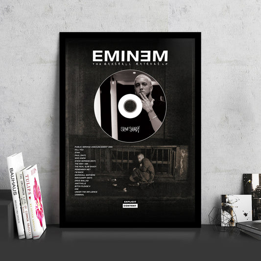EMINEM 'THE MARSHAL MATHERS LP' FRAMED CD ALBUM PLAQUE