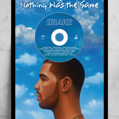 DRAKE 'NOTHING WAS THE SAME' FRAMED CD ALBUM PLAQUE