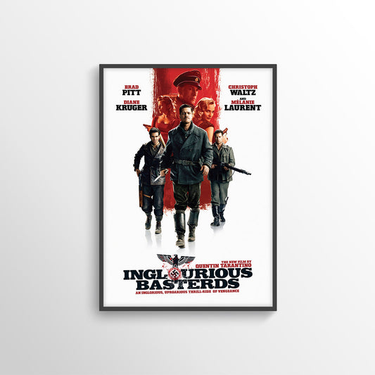 INGLORIOUS BASTERDS MOVIE FILM POSTER PRINT