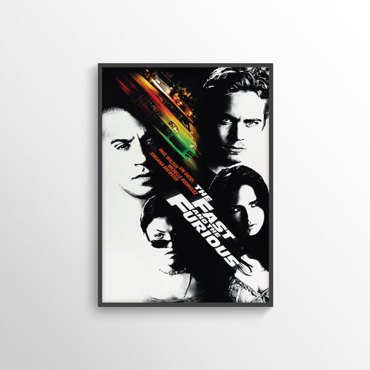 THE FAST AND THE FURIOUS MOVIE FILM POSTER PRINT