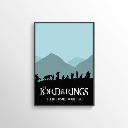 THE LORD OF THE RINGS MOVIE FILM POSTER PRINT