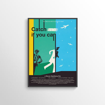 CATCH ME IF YOU CAN MOVIE FILM POSTER PRINT