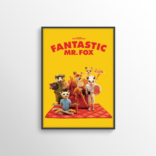 FANTASTIC MR FOX OF THE SPOTLESS MIND MOVIE FILM POSTER PRINT